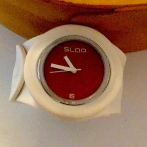 White Slap Watch